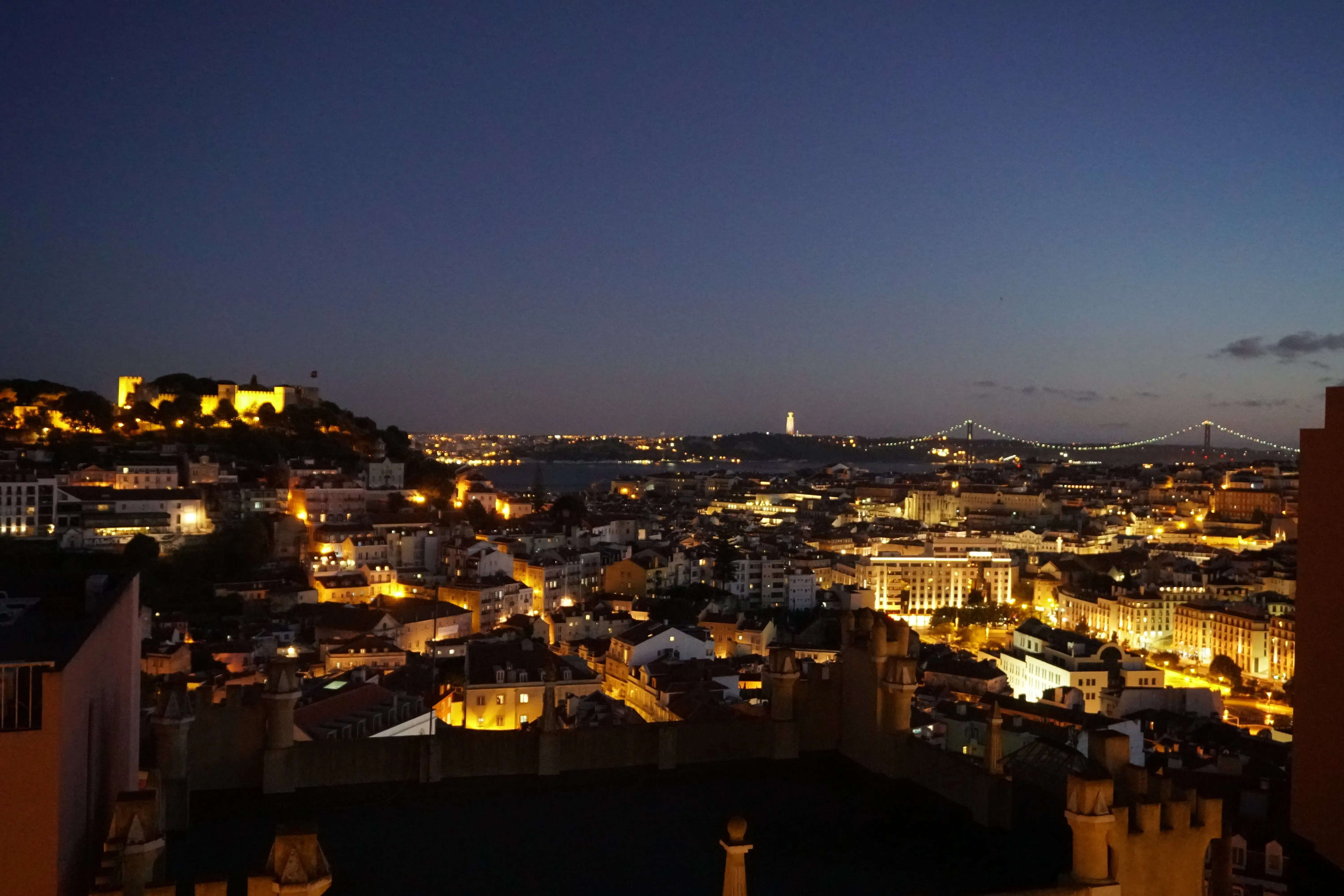 Night view of Lisbon